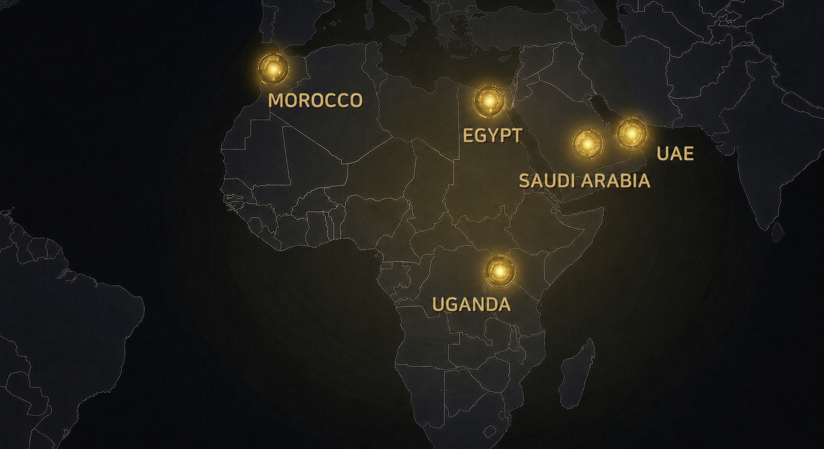 Middle East and Africa Map